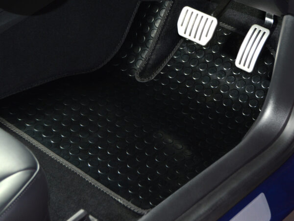 Multiera Ford Transit Custom 2024+ Van Mats | Black Off-Road Rubber with Black Trim